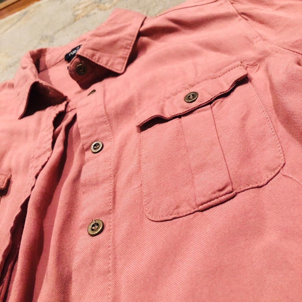 Light pink button down